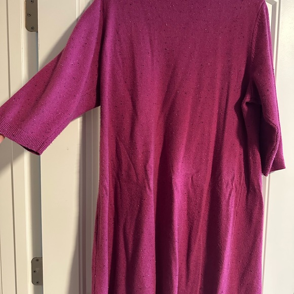 Talbots Fuchsia Knit Sweater - Picture 4 of 5